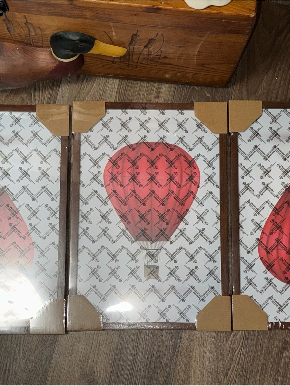 New dark oak picture frames (set of 3)